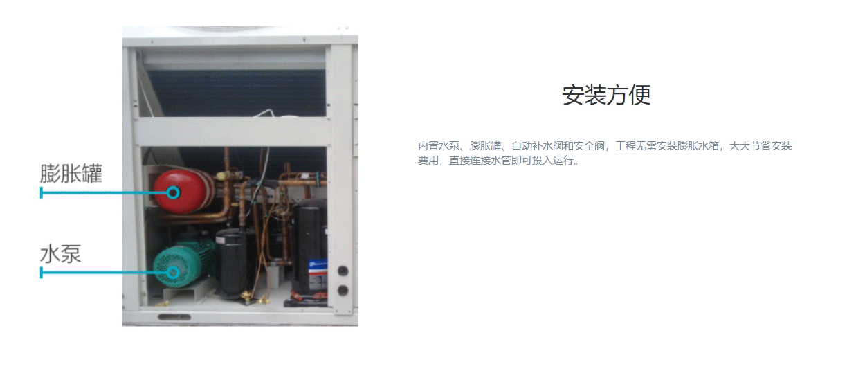 HU系列斜上出風戶式風冷冷(熱)水空調機組